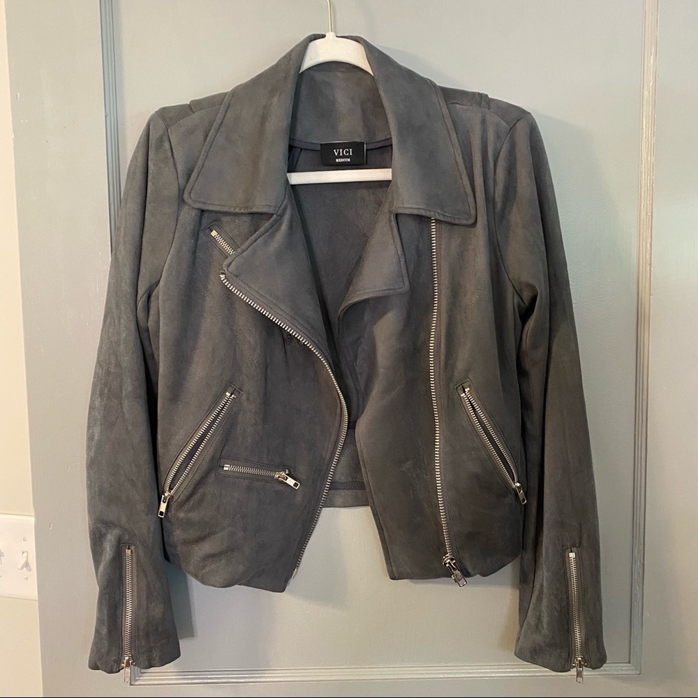 Vici Suede Moto Jacket